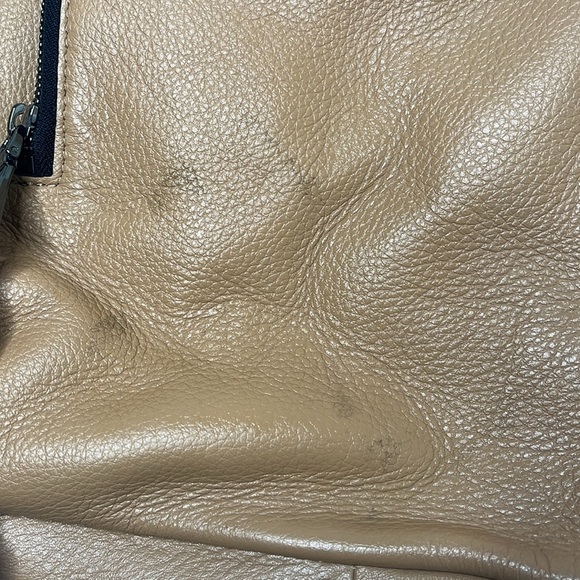 Aimee Kestenberg Sunbury Tan Calf Leather Tote BLEMISH - Picture 6 of 10